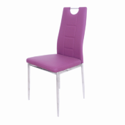 Стул DC600 хром, фиолетовый purple 655
