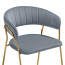 Стул Kamelia 1 gray / gold - Стул Kamelia 1 gray / gold
