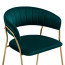 Стул Kamelia 1 green / gold - Стул Kamelia 1 green / gold