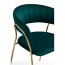 Стул Kamelia 1 green / gold - Стул Kamelia 1 green / gold