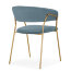 Стул Kamelia 1 light blue /gold - Стул Kamelia 1 light blue /gold