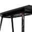 Стол Франк 160 Мейджик, стекло / Мейджик, черный - Стол Франк 160 Мейджик, стекло / Мейджик, черный