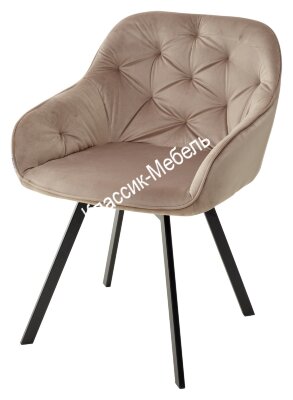 Стул GALE BLUVEL-40 BEIGE поворот.360 град., велюр 